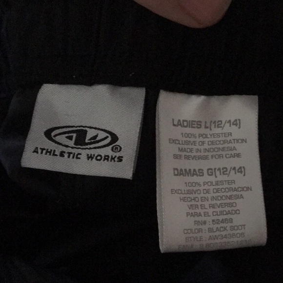 12/14  ATHLETIC WORKS  2 ZIP POCKET DRAWSTRING WAIST & LEG - Picture 9 of 11